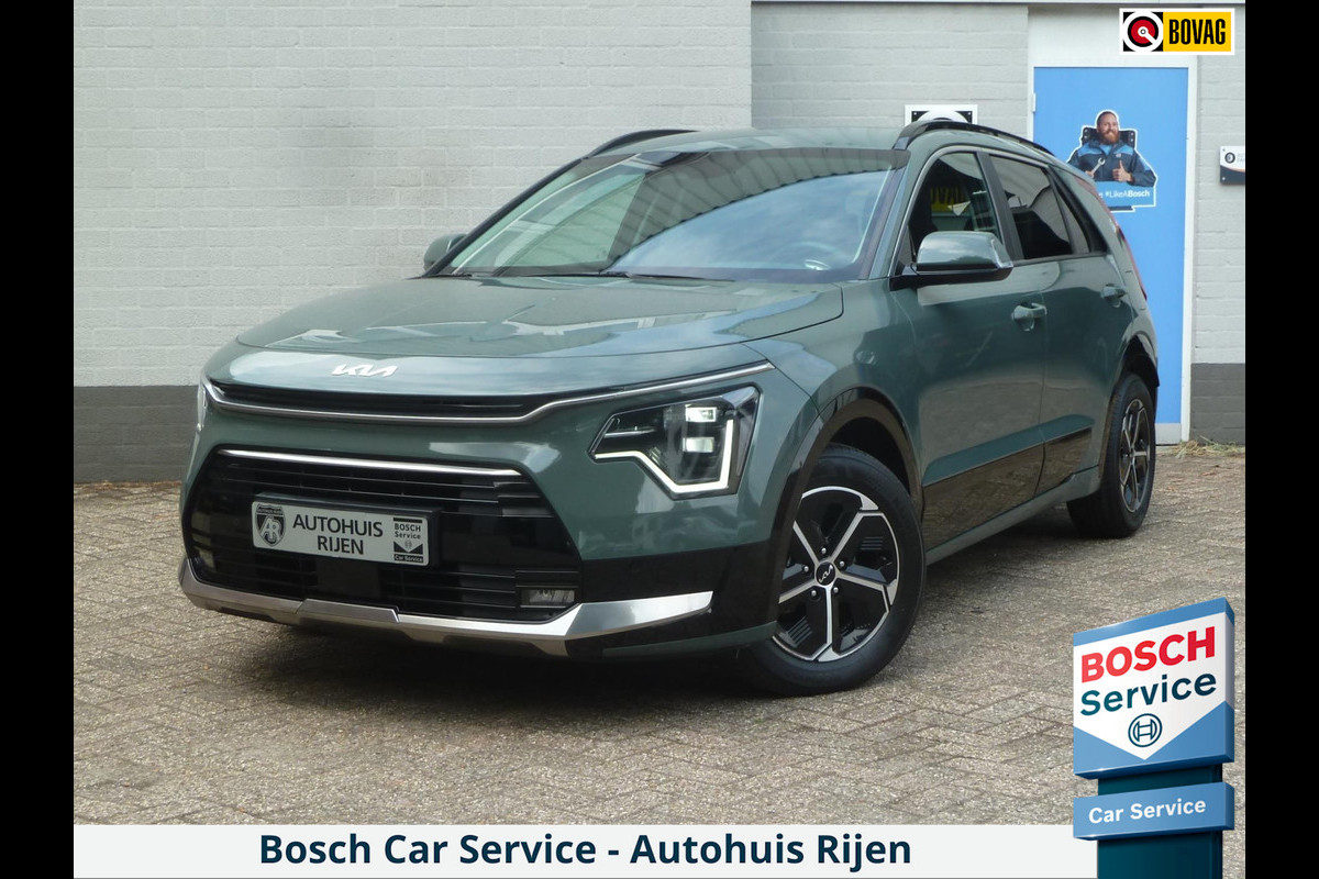 Kia Niro 1.6 GDi Hybrid DynamicPlusLine|Navi|Keyless-Entry/Go|Stoel/Stuurverwarming|Adaptive-Cruise|Virtual-Dash|Cityscape Green Kia Niro 1.6 GDi Hybrid DynamicPlusLine|Navi|Keyless-Entry/Go|Stoel/Stuurverwarming|Adaptive-Cruise|Virtual-Dash|Cityscape Green
