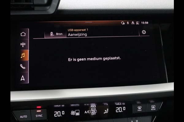 Audi A3 45 TFSIe S edition Competition | Matrix LED | Sportstoelen | Carplay | Navigatie | Half leder | Audi Sound | Climate control | Parkeerhulp | Cruise control