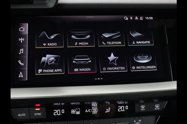 Audi A3 45 TFSIe S edition Competition | Matrix LED | Sportstoelen | Carplay | Navigatie | Half leder | Audi Sound | Climate control | Parkeerhulp | Cruise control
