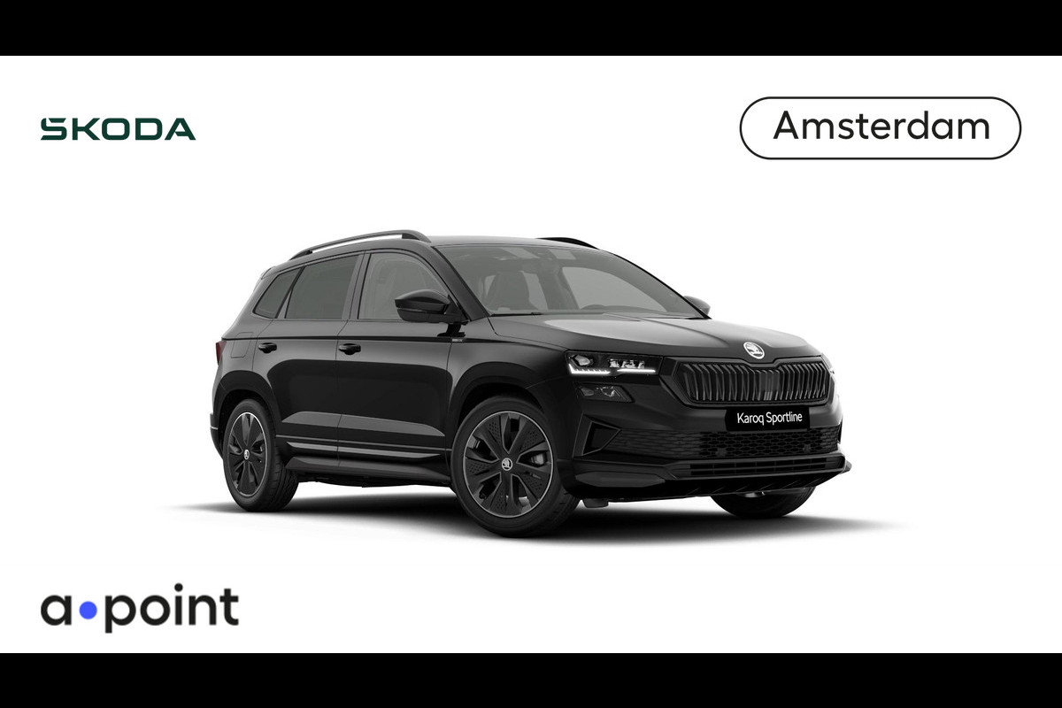 Škoda Karoq Sportline Business 1.5 TSI 150 pk 7 versn. DSG | Panoramadak | Travel Assist plus | Trekhaak wegklapbaar | Elektrische achterklep Škoda Karoq Sportline Business 1.5 TSI 150 pk 7 versn. DSG | Panoramadak | Travel Assist plus | Trekhaak wegklapbaar | Elektrische achterklep