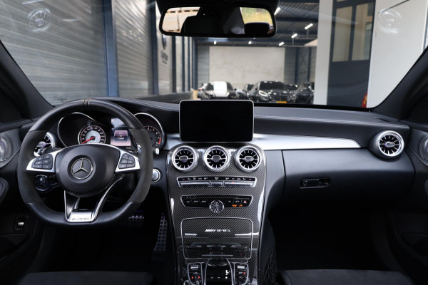Mercedes-Benz C-Klasse AMG 63 S KUIPSTOELEN/SFEER/PANORAMADAK/LEER+S.VERWARMING/19" LMV/360 CAM/ACC/ECC/12 MDN GARANTIE!