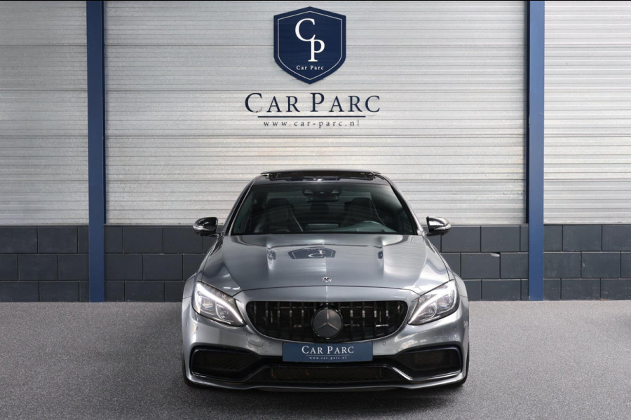 Mercedes-Benz C-Klasse AMG 63 S KUIPSTOELEN/SFEER/PANORAMADAK/LEER+S.VERWARMING/19" LMV/360 CAM/ACC/ECC/12 MDN GARANTIE!