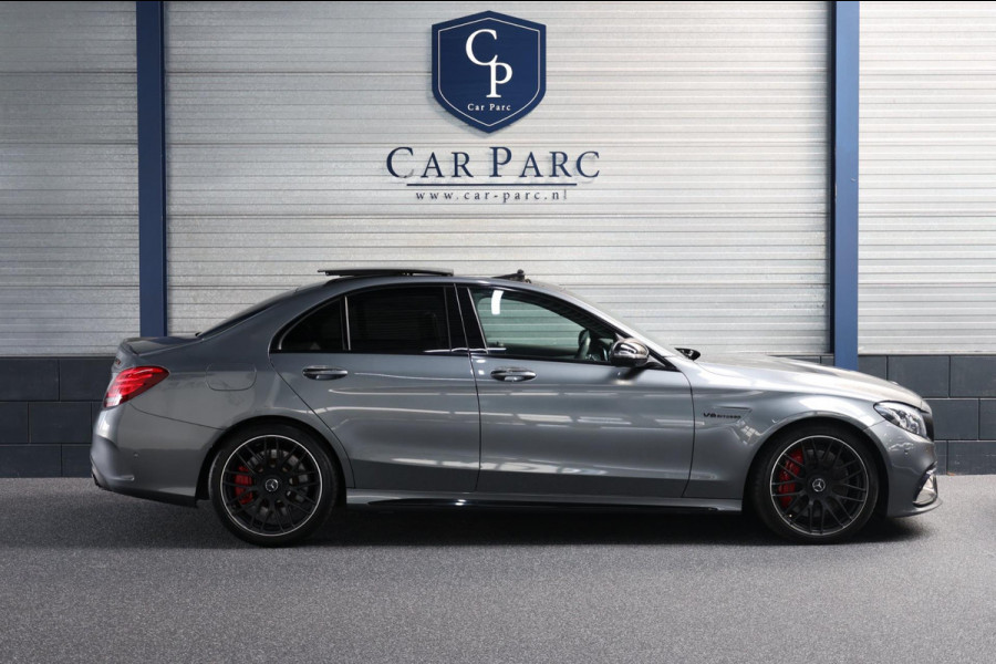 Mercedes-Benz C-Klasse AMG 63 S KUIPSTOELEN/SFEER/PANORAMADAK/LEER+S.VERWARMING/19" LMV/360 CAM/ACC/ECC/12 MDN GARANTIE!