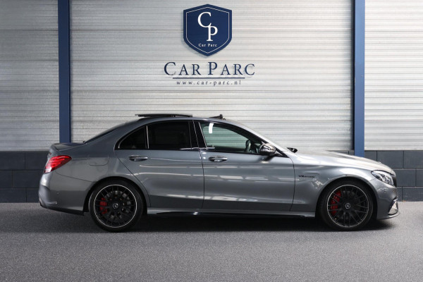 Mercedes-Benz C-Klasse AMG 63 S KUIPSTOELEN/SFEER/PANORAMADAK/LEER+S.VERWARMING/19" LMV/360 CAM/ACC/ECC/12 MDN GARANTIE!