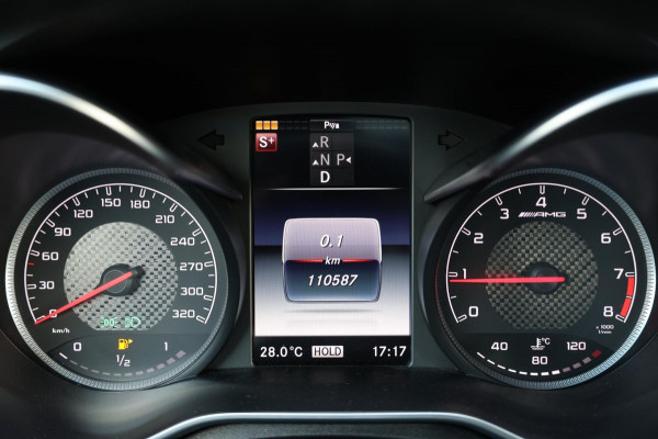 Mercedes-Benz C-Klasse AMG 63 S KUIPSTOELEN/SFEER/PANORAMADAK/LEER+S.VERWARMING/19" LMV/360 CAM/ACC/ECC/12 MDN GARANTIE!