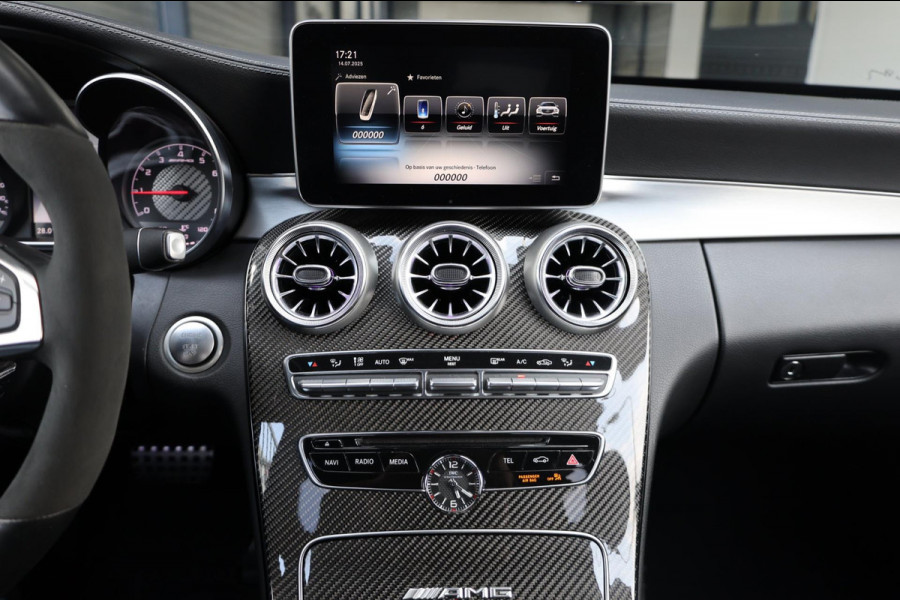 Mercedes-Benz C-Klasse AMG 63 S KUIPSTOELEN/SFEER/PANORAMADAK/LEER+S.VERWARMING/19" LMV/360 CAM/ACC/ECC/12 MDN GARANTIE!