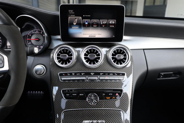 Mercedes-Benz C-Klasse AMG 63 S KUIPSTOELEN/SFEER/PANORAMADAK/LEER+S.VERWARMING/19" LMV/360 CAM/ACC/ECC/12 MDN GARANTIE!