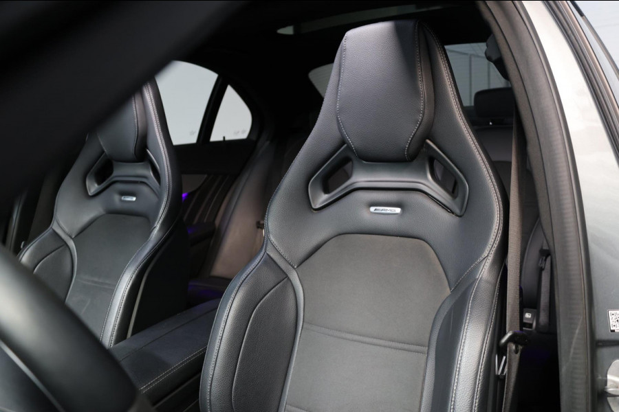 Mercedes-Benz C-Klasse AMG 63 S KUIPSTOELEN/SFEER/PANORAMADAK/LEER+S.VERWARMING/19" LMV/360 CAM/ACC/ECC/12 MDN GARANTIE!