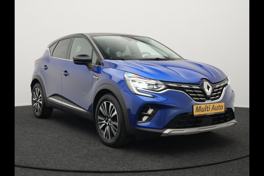 Renault Captur 1.6 E-Tech Plug-in Hybrid 160 Initiale Paris Dealer O.H. PHEV | Lederen Sportstoelen Verwarmd | Apple Carplay | Camera | DAB | Cruise Control | Virtual | LED Koplampen |