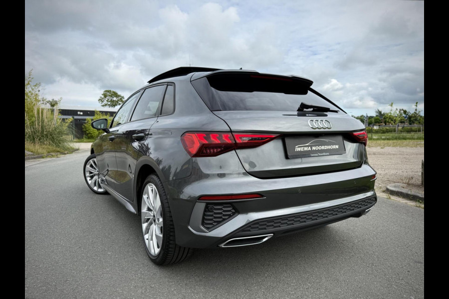 Audi A3 Sportback 40 TFSI S-line Panoramadak|B&O|Massage|Keyless|Head-up|Camera|Elektr. achterklep|Elektr. verst. stoelen