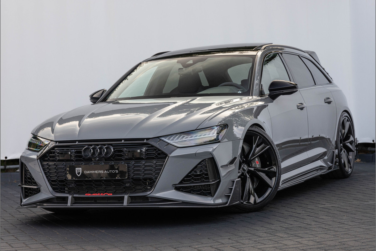 Audi RS6 Avant 4.0 TFSI Quattro 600pk Pano Eventuri Keramisch Carbon Dynamic + Audi RS6 Avant 4.0 TFSI Quattro 600pk Pano Eventuri Keramisch Carbon Dynamic +