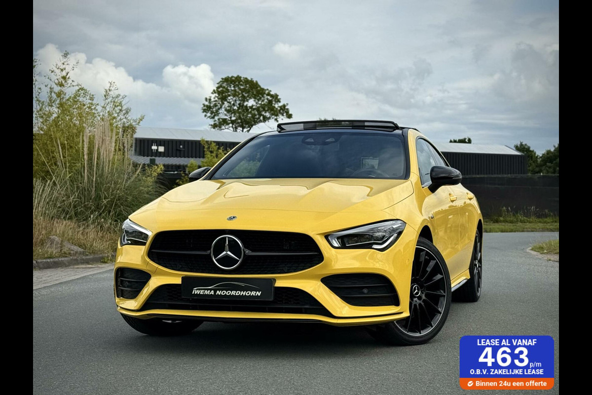 Mercedes-Benz CLA-Klasse 250 e AMG CLA250e Coupe Panoramadak|Burmester®|Camera 360°|Sfeerverlichting|Head-up|Multibeam LED|Night pakket