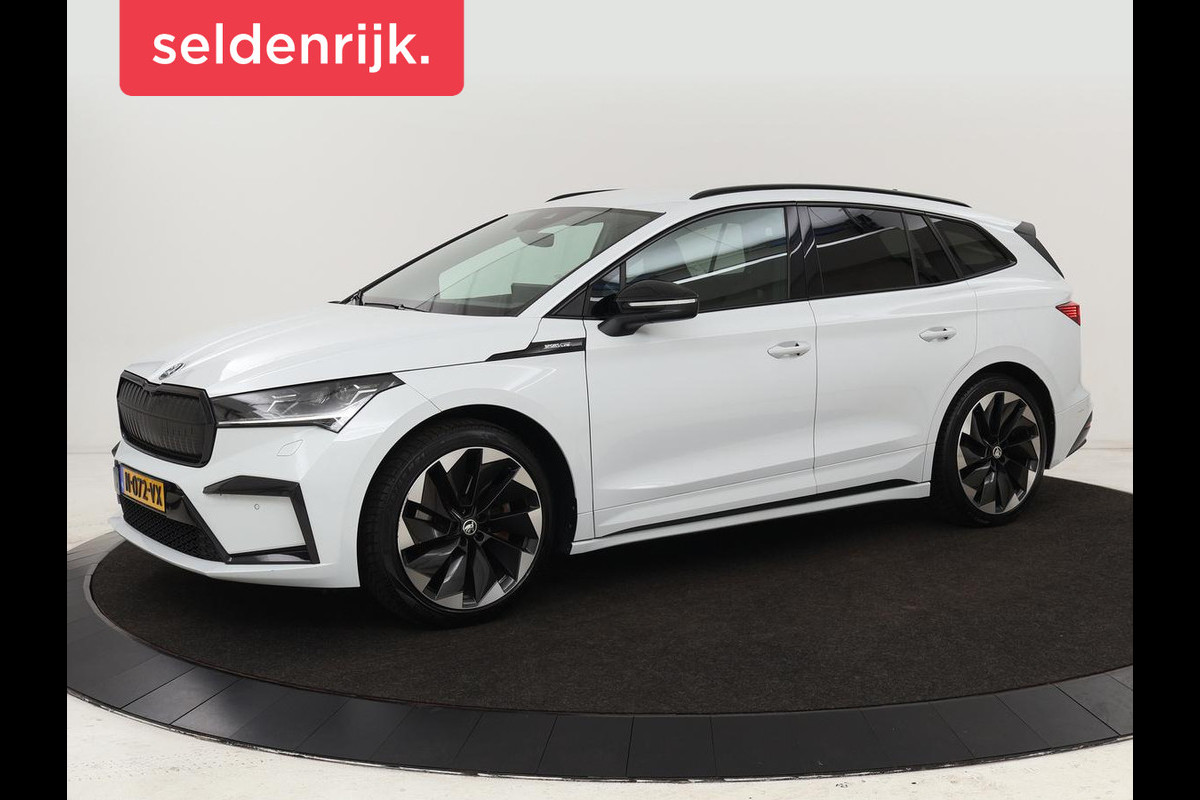Škoda ENYAQ iV 80 Sportline | Stoelverwarming | Adaptive cruise | Trekhaak | Camera | Matrix LED | Carplay | Leder/Alcantara | Keyless | Stuurverwarming Škoda ENYAQ iV 80 Sportline | Stoelverwarming | Adaptive cruise | Trekhaak | Camera | Matrix LED | Carplay | Leder/Alcantara | Keyless | Stuurverwarming