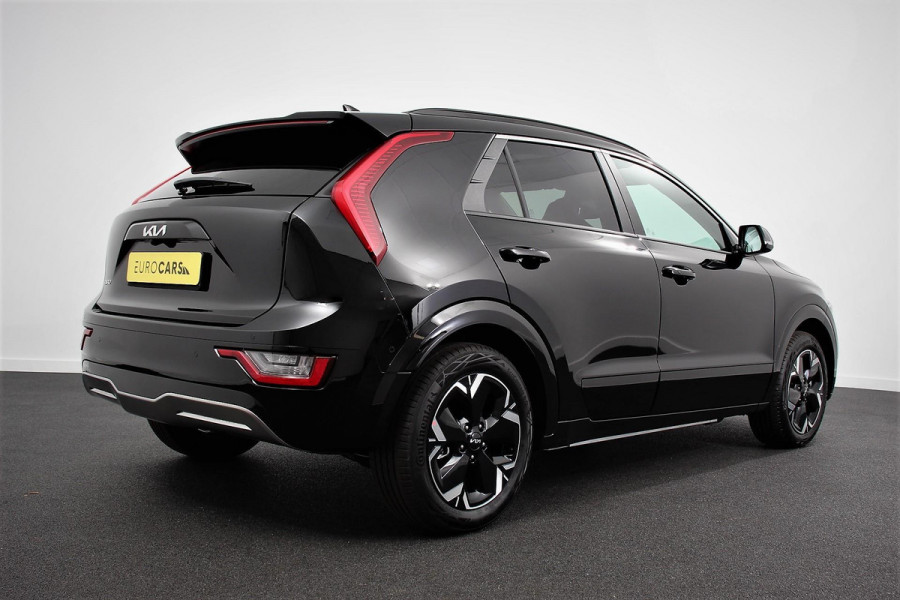 Kia Niro EV DynamicPlusLine 64.8 kWh Nieuw Model! | Navigatie Half Leder Schuif-kantel dak Electrisch bedienbare achterklep DAB Led Camera