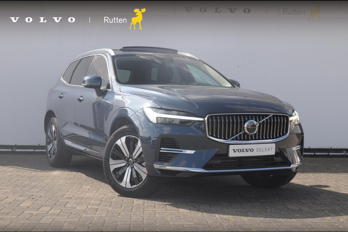 Volvo XC60 T6 350PK Long Range AWD Essential Bright Google Infotainment / Panoramisch schuif-kanteldak / Cruise control / Lederen bekleding / Parkeersensoren voor- en achterzijde / 19" lichtmetalen velgen / Volvo XC60 T6 350PK Long Range AWD Essential Bright Google Infotainment / Panoramisch schuif-kanteldak / Cruise control / Lederen bekleding / Parkeersensoren voor- en achterzijde / 19" lichtmetalen velgen /