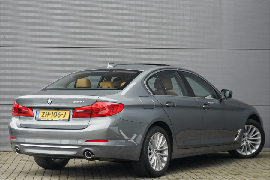 BMW 5 Serie 530i High Ex Luxury Schuifdak Comfortstoel Navi Trekhaak Camera