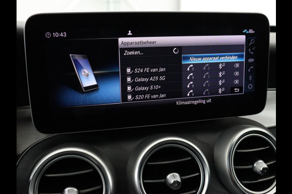 Mercedes-Benz C-Klasse 180 Business Solution AMG | Stoelverwarming | 360 Camera | Trekhaak | Digital Cockpit | Leder/Alcantara | Full LED | Navigatie | Park Assist