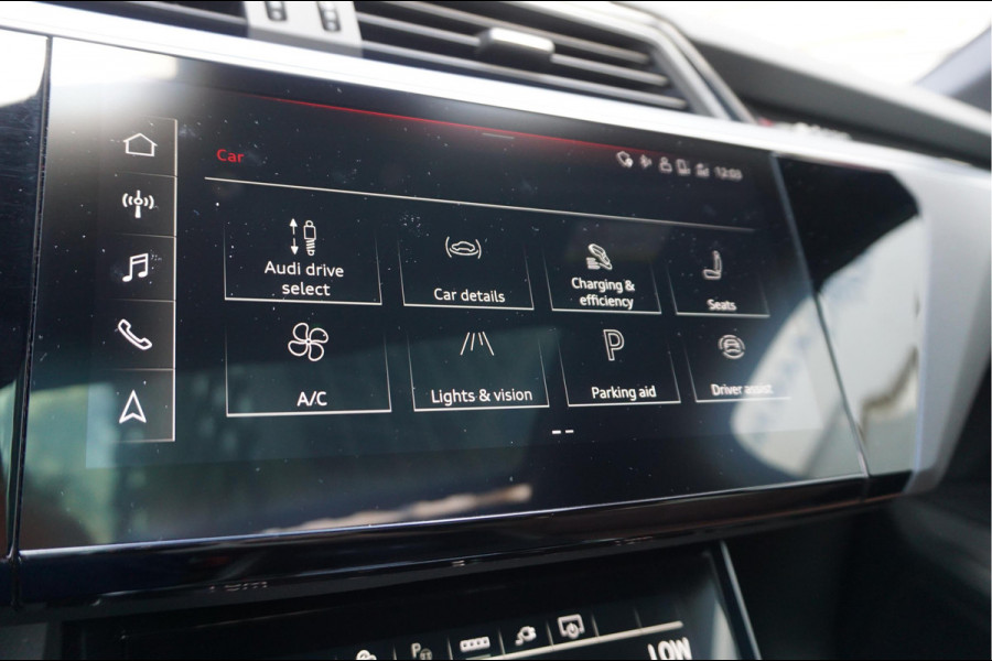 Audi e-tron 55 quattro Advanced edition Plus 95 kWh | NL AUTO | 1ste Eigenaar | Onderhoudscontract 8/2028 | Panoramadak | Luchtvering | Vollederen interieur | Trekhaak |