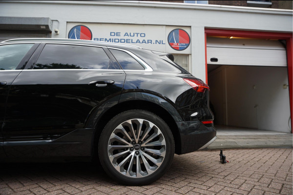 Audi e-tron 55 quattro Advanced edition Plus 95 kWh | NL AUTO | 1ste Eigenaar | Onderhoudscontract 8/2028 | Panoramadak | Luchtvering | Vollederen interieur | Trekhaak |