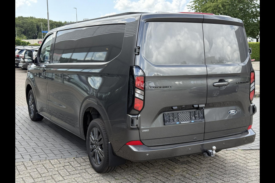 Ford Transit Custom 320 2.5 PHEV L2H1 Limited 233pk | Driver Assistance pack Premium | Wegklapbare Trekhaak | Verwarmd Stuurwiel | 17 inch Licht metalen Velgen | B&O Speakers