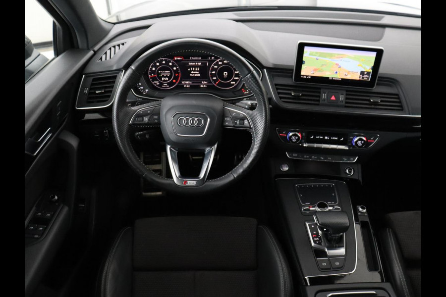 Audi Q5 2.0 TFSI quattro S Line | Stoelverwarming | Carplay | Half leder | Sportstoelen | Full LED | Navigatie | Achterbankverwarming | Park Assist | Virtual Cockpit