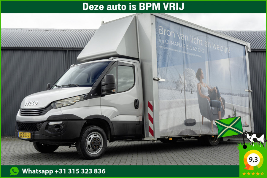 Iveco Daily 50C18 | Glasresteel | Automaat | 180 PK | Camera | Navigatie | Cruise | Airco | Tachograaf | Euro 6