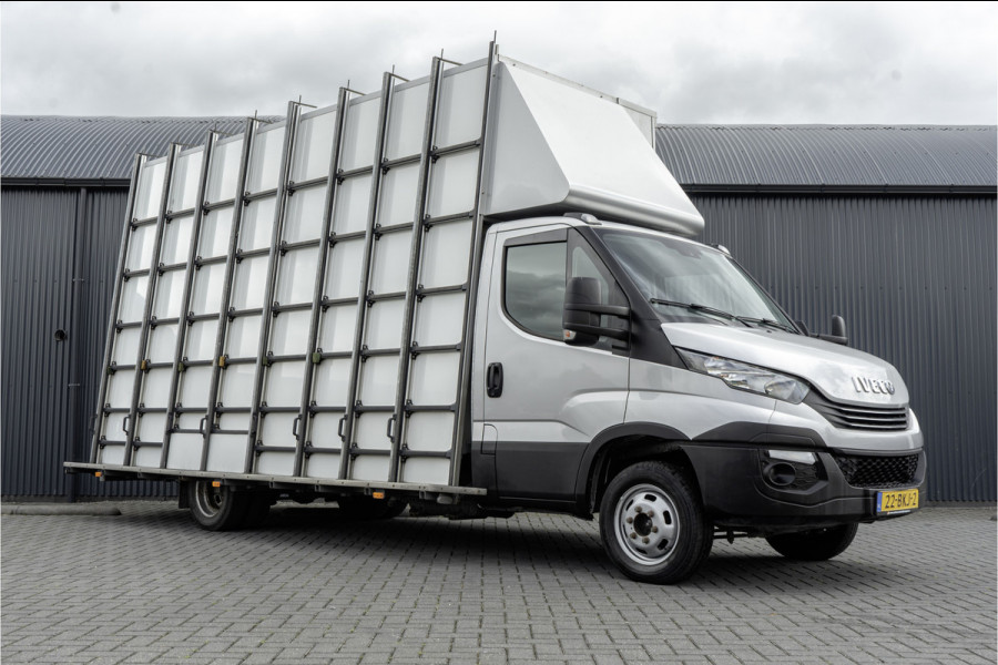 Iveco Daily 50C18 | Glasresteel | Automaat | 180 PK | Camera | Navigatie | Cruise | Airco | Tachograaf | Euro 6