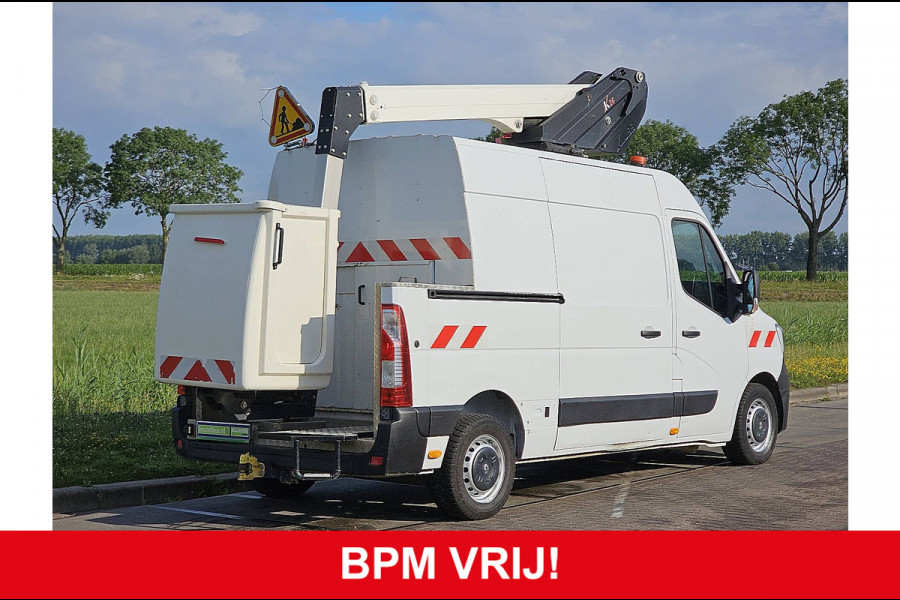 Renault Master 2.3 L2H2 Hoogwerker 10.5M- 12Meter-Werkhoogte Nacelle Airco Nieuw-Model Euro6!