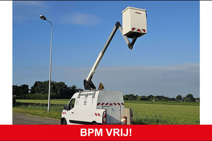 Renault Master 2.3 L2H2 Hoogwerker 10.5M- 12Meter-Werkhoogte Nacelle Airco Nieuw-Model Euro6!