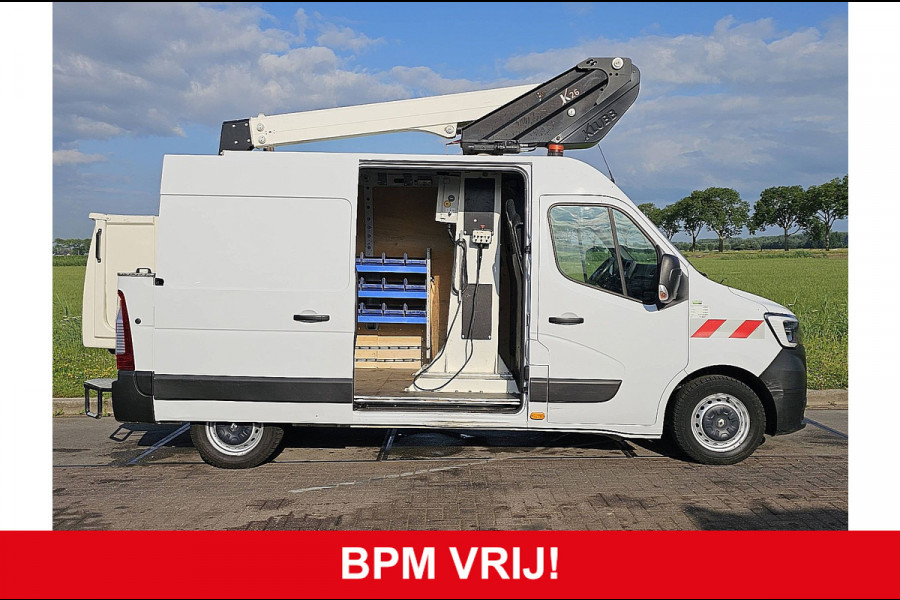 Renault Master 2.3 L2H2 Hoogwerker 10.5M- 12Meter-Werkhoogte Nacelle Airco Nieuw-Model Euro6!