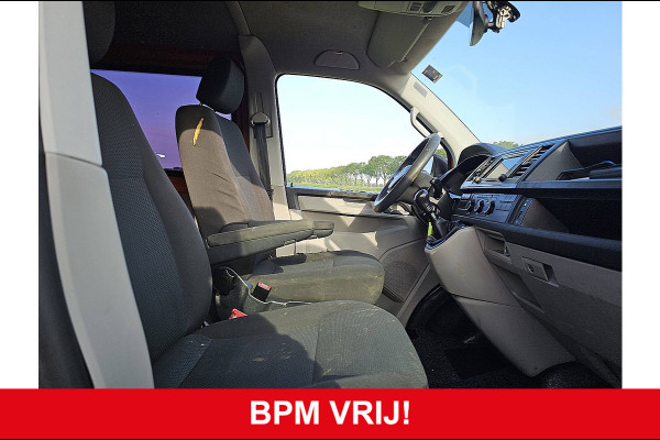 Volkswagen Transporter 2.0 TDI L2H1 DC airco, navi, pdc, trekhaak, 150Pk, Euro6!