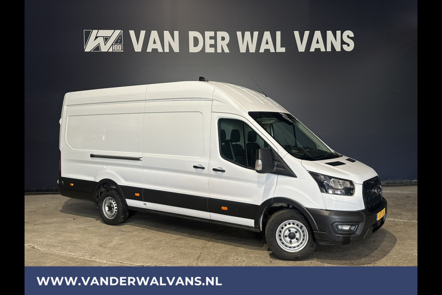 Ford Transit 2.0 TDCI 131pk L4H3 Jumbo Euro6 Airco | Camera | Navigatie | Cruisecontrol | Parkeersensoren | Apple Carplay Android Auto, Bijrijdersbank, 2800kg trekvermogen