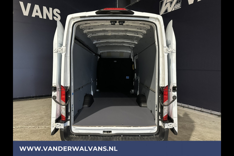 Ford Transit 2.0 TDCI 131pk L4H3 Jumbo Euro6 Airco | Camera | Navigatie | Cruisecontrol | Parkeersensoren | Apple Carplay Android Auto, Bijrijdersbank, 2800kg trekvermogen