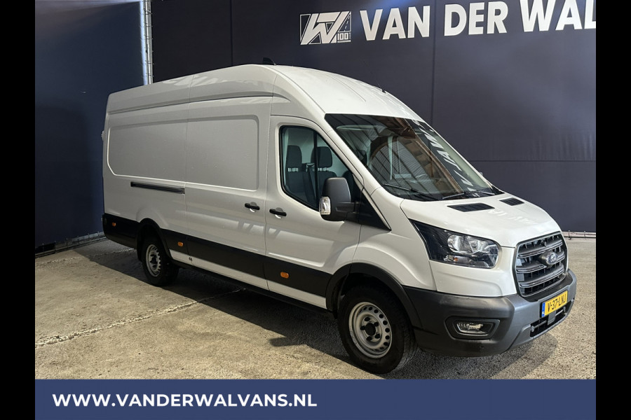 Ford Transit 2.0 TDCI 131pk L4H3 Jumbo Euro6 Airco | Camera | Navigatie | Cruisecontrol | Parkeersensoren | Apple Carplay Android Auto, Bijrijdersbank, 2800kg trekvermogen