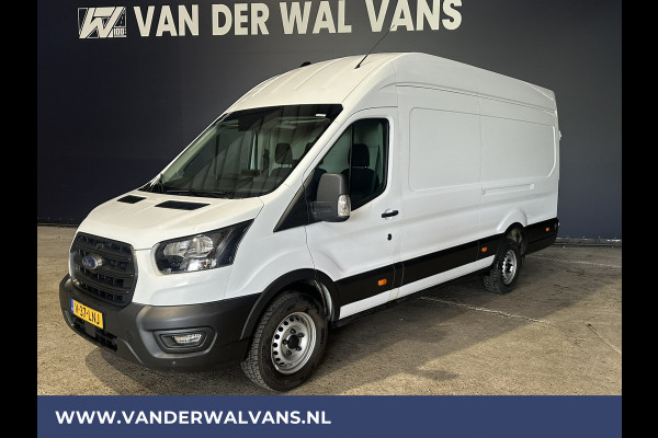 Ford Transit 2.0 TDCI 131pk L4H3 Jumbo Euro6 Airco | Camera | Navigatie | Cruisecontrol | Parkeersensoren | Apple Carplay Android Auto, Bijrijdersbank, 2800kg trekvermogen