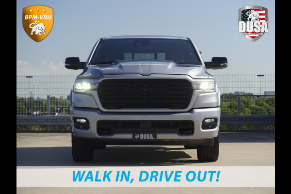 Dodge Ram | 1500 | Laramie | Sport | 3.0L I6 Hurricane | Crew Cab | 4X4 | BPM-VRIJ | Panorama | 12-inch Touchscreen | SPORT Getoonde accessoires zijn verkrijgbaar tegen meerprijs