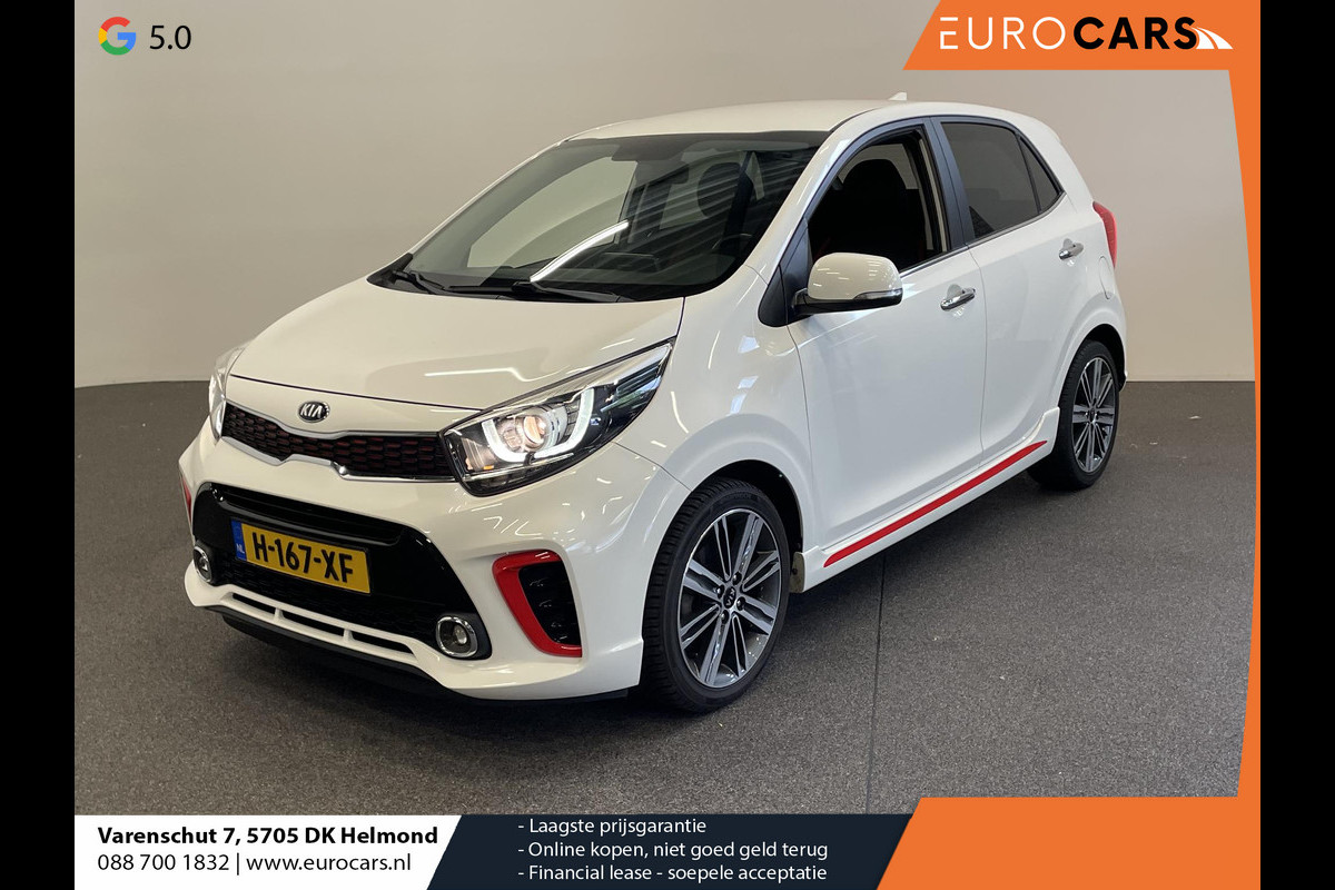 Kia Picanto 1.0 MPi GT-Line Navigatie Apple Carplay/Android Auto Camera Climate Control Leder Lichtmetalen velgen Getinte ramen Kia Picanto 1.0 MPi GT-Line Navigatie Apple Carplay/Android Auto Camera Climate Control Leder Lichtmetalen velgen Getinte ramen