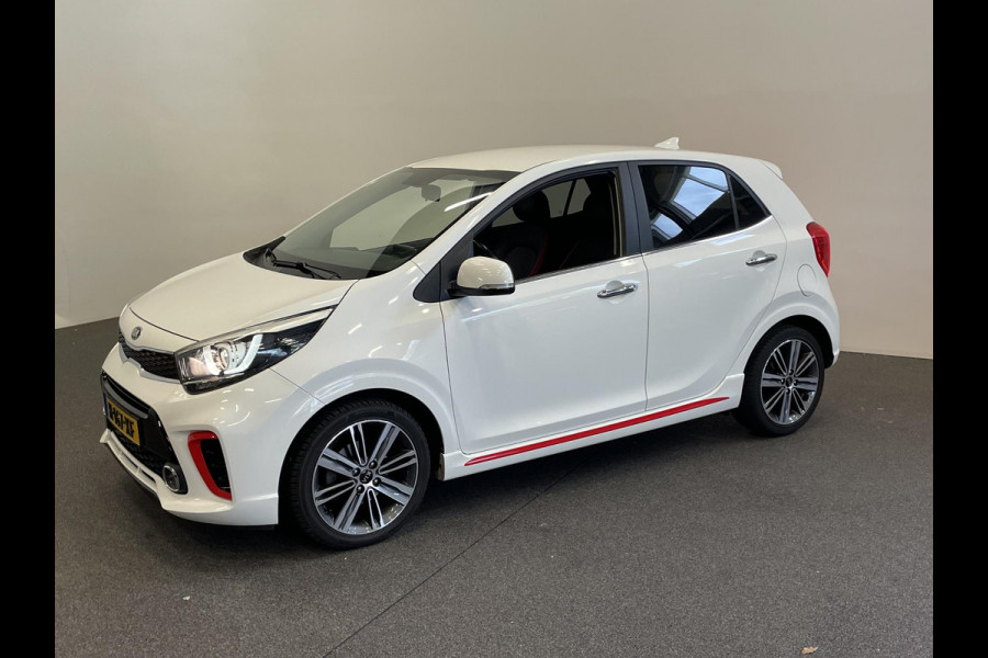 Kia Picanto 1.0 MPi GT-Line Navigatie Apple Carplay/Android Auto Camera Climate Control Leder Lichtmetalen velgen Getinte ramen