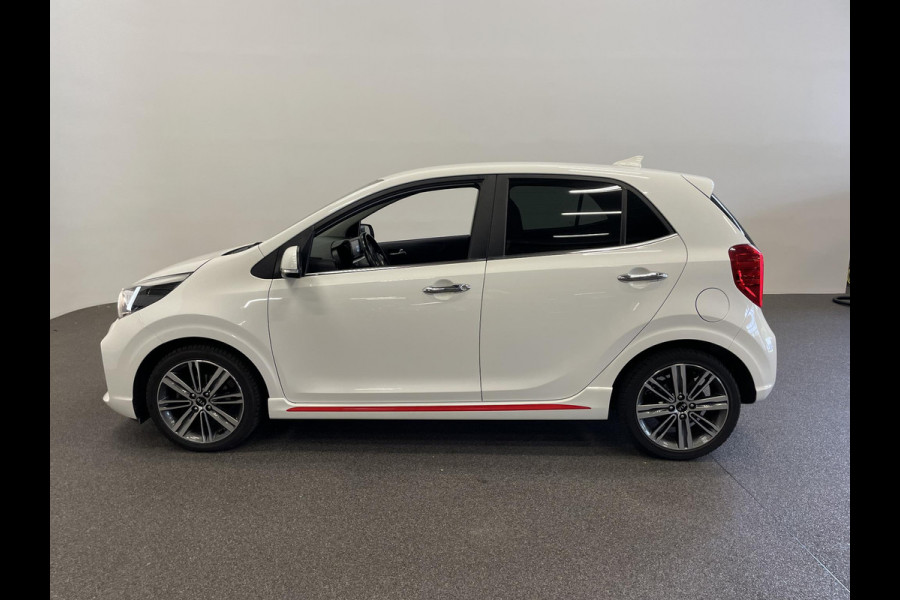 Kia Picanto 1.0 MPi GT-Line Navigatie Apple Carplay/Android Auto Camera Climate Control Leder Lichtmetalen velgen Getinte ramen