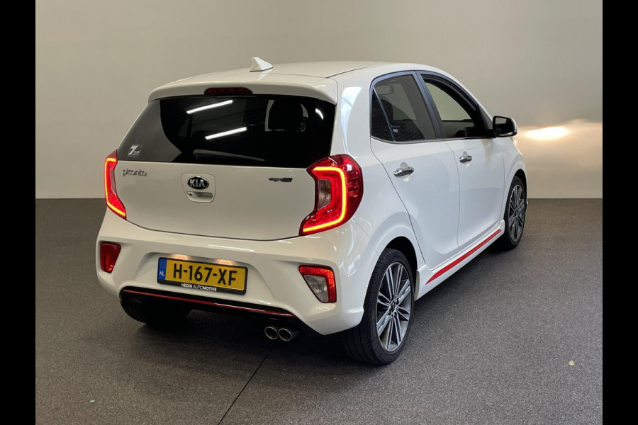 Kia Picanto 1.0 MPi GT-Line Navigatie Apple Carplay/Android Auto Camera Climate Control Leder Lichtmetalen velgen Getinte ramen
