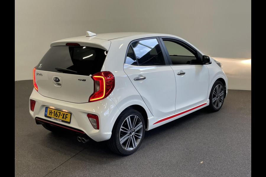 Kia Picanto 1.0 MPi GT-Line Navigatie Apple Carplay/Android Auto Camera Climate Control Leder Lichtmetalen velgen Getinte ramen