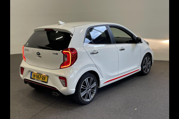 Kia Picanto 1.0 MPi GT-Line Navigatie Apple Carplay/Android Auto Camera Climate Control Leder Lichtmetalen velgen Getinte ramen