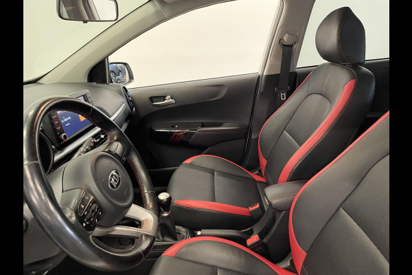 Kia Picanto 1.0 MPi GT-Line Navigatie Apple Carplay/Android Auto Camera Climate Control Leder Lichtmetalen velgen Getinte ramen