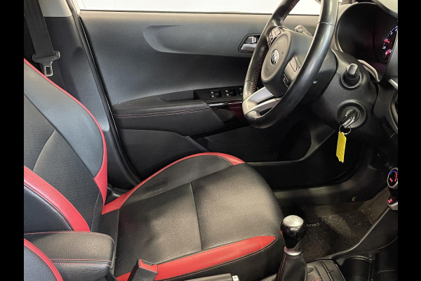 Kia Picanto 1.0 MPi GT-Line Navigatie Apple Carplay/Android Auto Camera Climate Control Leder Lichtmetalen velgen Getinte ramen