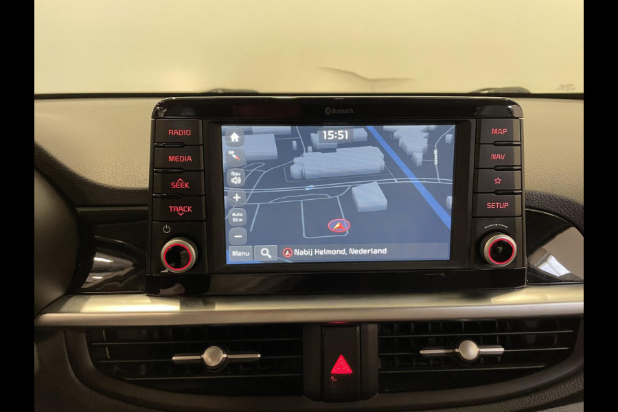 Kia Picanto 1.0 MPi GT-Line Navigatie Apple Carplay/Android Auto Camera Climate Control Leder Lichtmetalen velgen Getinte ramen