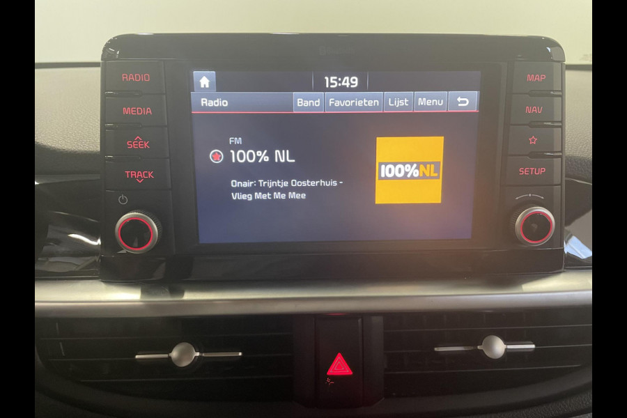 Kia Picanto 1.0 MPi GT-Line Navigatie Apple Carplay/Android Auto Camera Climate Control Leder Lichtmetalen velgen Getinte ramen