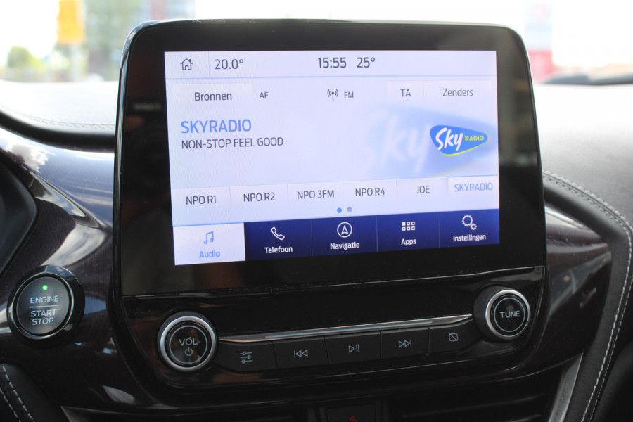 Ford Fiesta 1.0 EcoBoost Vignale , 100pk , 5 deurs 62115km NAP Climate control , Winter pack , Trekhaak , Bluetooth