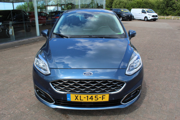 Ford Fiesta 1.0 EcoBoost Vignale , 100pk , 5 deurs 62115km NAP Climate control , Winter pack , Trekhaak , Bluetooth