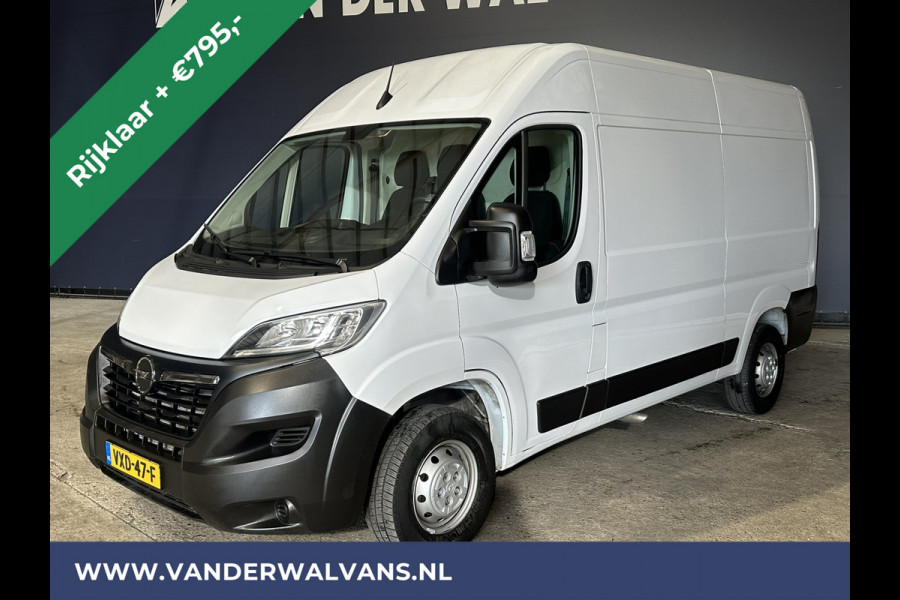 Opel Movano 2.2D 120pk L2H2 *Rijklaar Direct Rijden* Euro6 BPM VRIJ Airco | 2500kg Trekhaak | Apple Carplay | Cruisecontrol Android Auto, Parkeersensoren, Bijrijdersbank