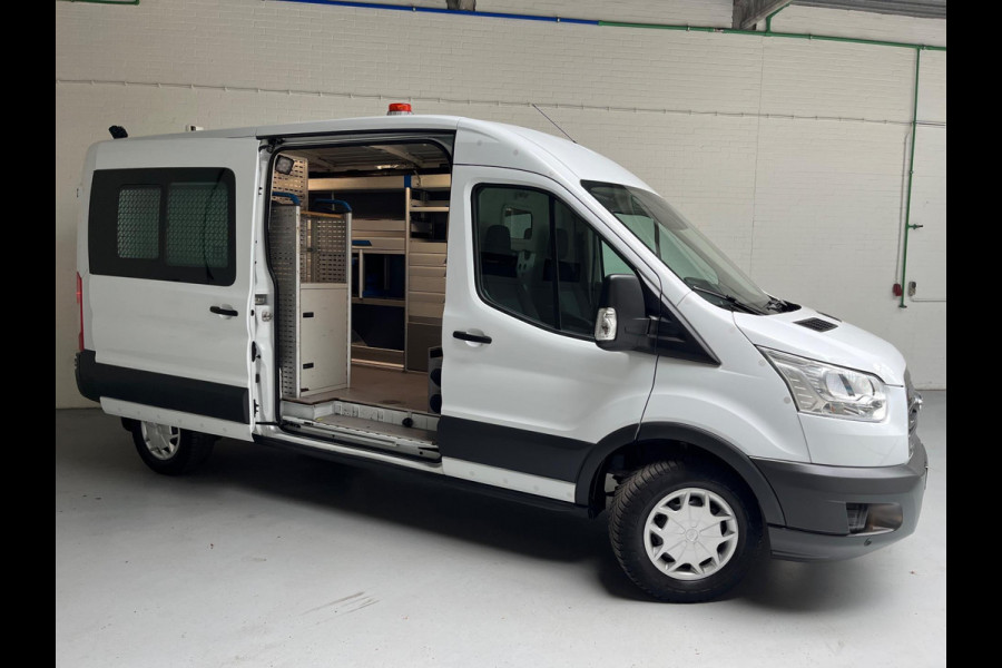 Ford Transit 350 Servicewagen 2.0 TDCI 130pk euro6 L3H2 Trend Sortimo Inrichting Victron v230 Standkachel Trekhaak RIJKLAARPRIJS!